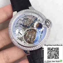 Ballon Bleu De Cartier Tourbillon Silver Dial - Watches