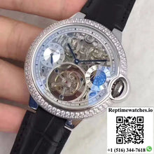 Ballon Bleu De Cartier Tourbillon Silver Dial - Watches