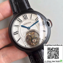 Ballon Bleu De Cartier Tourbillon White Dial - Watches