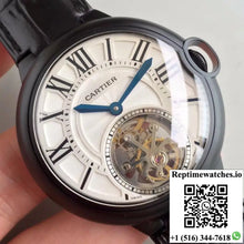 Ballon Bleu De Cartier Tourbillon White Dial - Watches