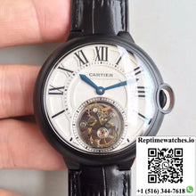 Ballon Bleu De Cartier Tourbillon White Dial - Watches