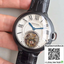 Ballon Bleu De Cartier Tourbillon White Dial - Watches