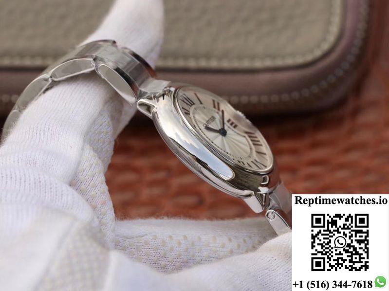 Ballon Bleu De Cartier V6 Factory Silver Dial-Rep Time Watches