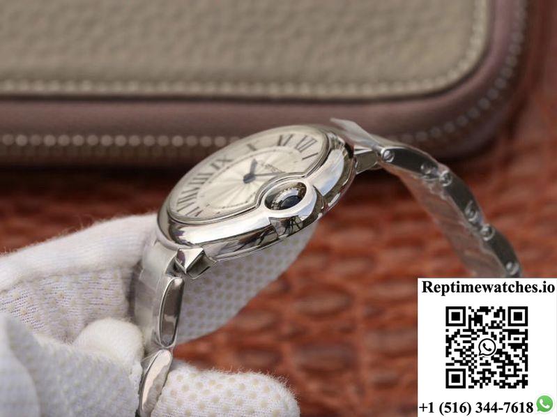 Ballon Bleu De Cartier V6 Factory Silver Dial-Rep Time Watches