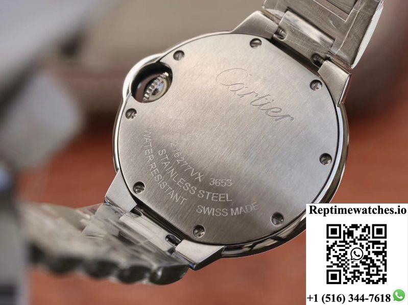 Ballon Bleu De Cartier V6 Factory Silver Dial-Rep Time Watches