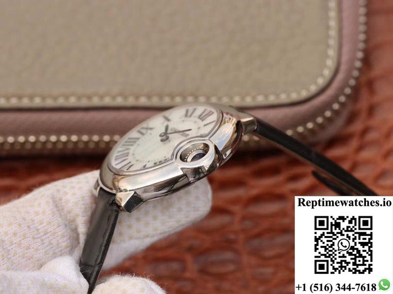 Ballon Bleu De Cartier V6 Factory White Dial-Rep Time Watches
