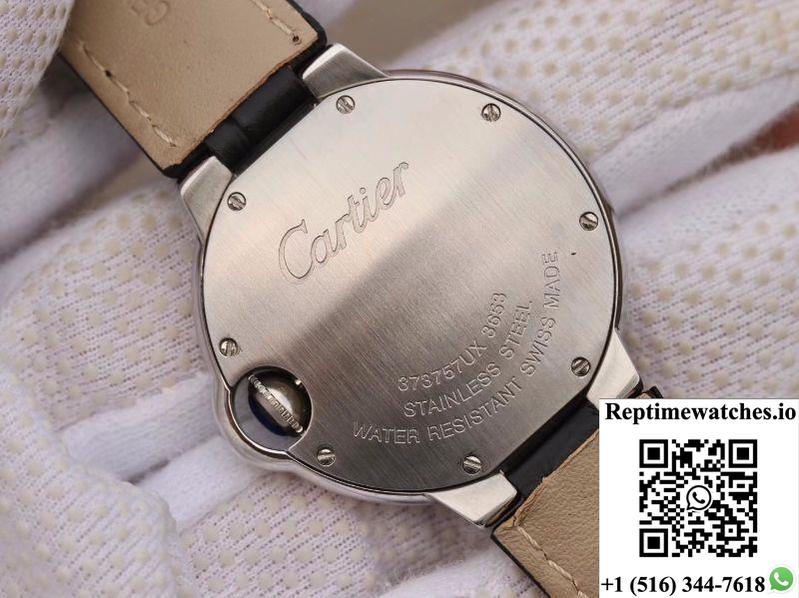 Ballon Bleu De Cartier V6 Factory White Dial-Rep Time Watches