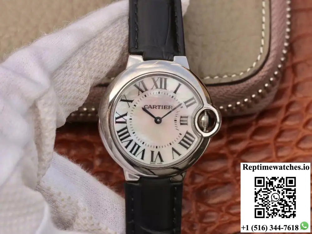 Ballon Bleu De Cartier V6 Factory White Dial - Watches