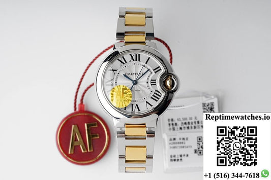 Ballon Bleu De Cartier W2Bb0002 33Mm Af Factory White Dial-Rep Time Watches