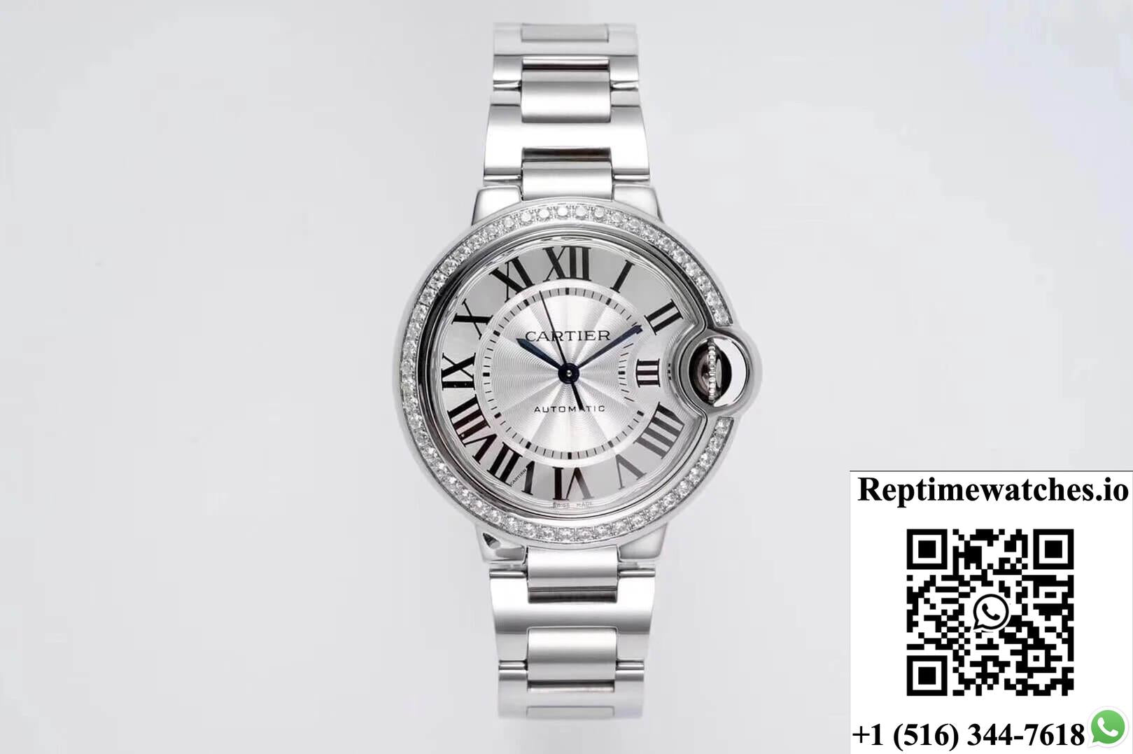 Ballon Bleu De Cartier W4Bb0016 33Mm Af Factory Diamond Bezel-Rep Time Watches