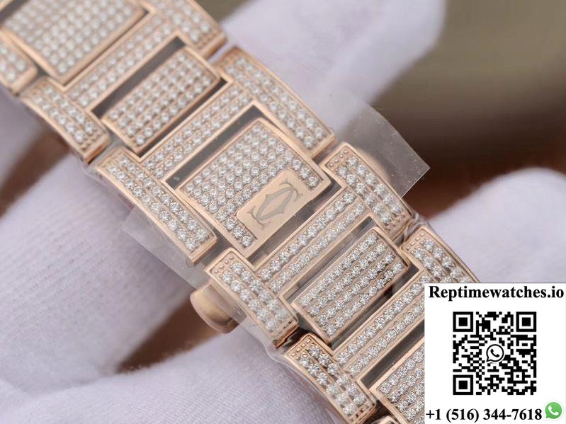 Ballon Bleu De Cartier W69006Z2 42Mm Tw Factory Rose Gold Diamonds Dial-Rep Time Watches