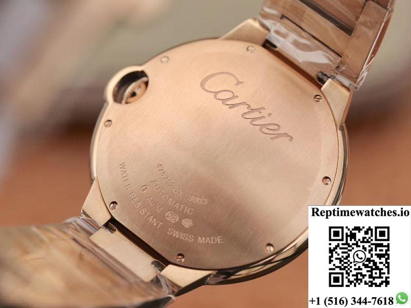 Ballon Bleu De Cartier W69006Z2 42Mm Tw Factory Rose Gold Diamonds Dial-Rep Time Watches