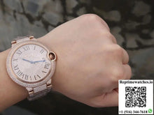 Ballon Bleu De Cartier W69006Z2 42mm TW Factory Rose Gold Diamonds Dial - Watches