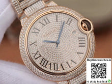 Ballon Bleu De Cartier W69006Z2 42mm TW Factory Rose Gold Diamonds Dial - Watches