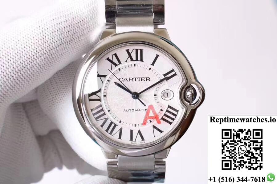 Ballon Bleu De Cartier W69012Z4 V6 Factory Silver Dial-Rep Time Watches
