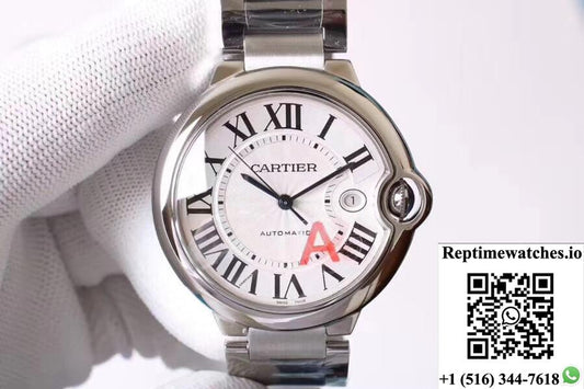 Ballon Bleu De Cartier W69012Z4 V6 Factory Silver Dial-Rep Time Watches