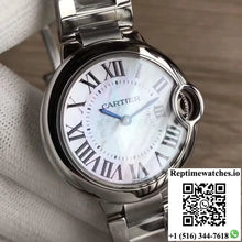 Ballon Bleu De Cartier W6920084 33MM V6 Factory Silver Dial - Watches