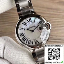 Ballon Bleu De Cartier W6920084 33MM V6 Factory Silver Dial - Watches