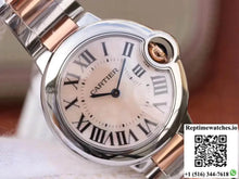 Ballon Bleu De Cartier W69201 Ladies 33MM V6 Factory Pink Dial - Watches