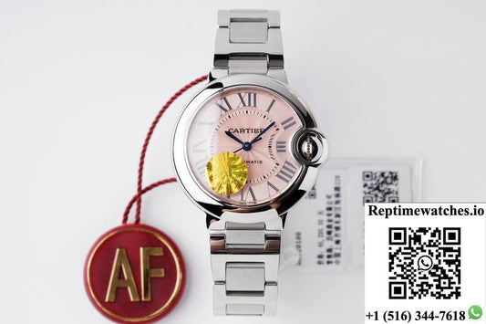 Ballon Bleu De Cartier W6920100 33Mm Af Factory Stainless Steel-Rep Time Watches
