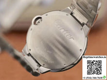 Ballon Bleu De Cartier WE9009Z3 42mm TW Factory Silver Diamond Dial - Watches