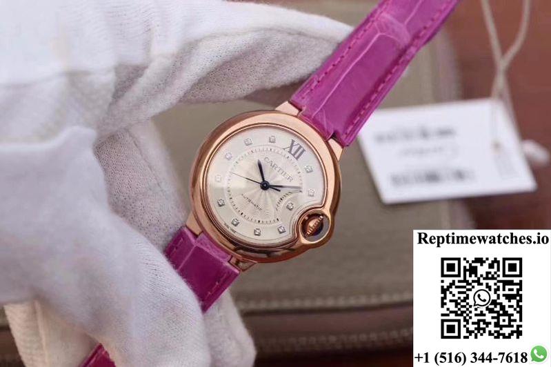 Ballon Bleu De Cartier We902040 V9 Factory Silver Textured Dial-Rep Time Watches