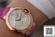 Ballon Bleu De Cartier WE902040 V9 Factory Silver Textured Dial - Watches