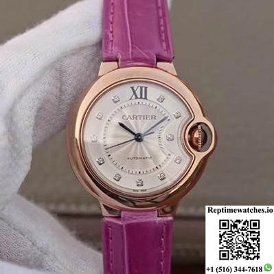 Ballon Bleu De Cartier We902040 V9 Factory Silver Textured Dial-Rep Time Watches
