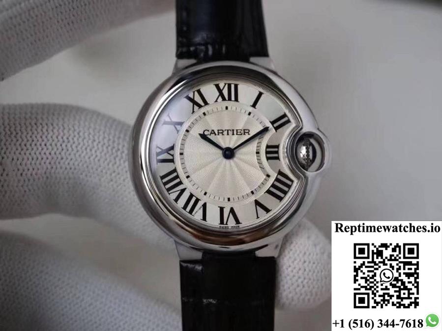Ballon Bleu De Cartier We902073 33Mm V6 Factory Silver Dial-Rep Time Watches