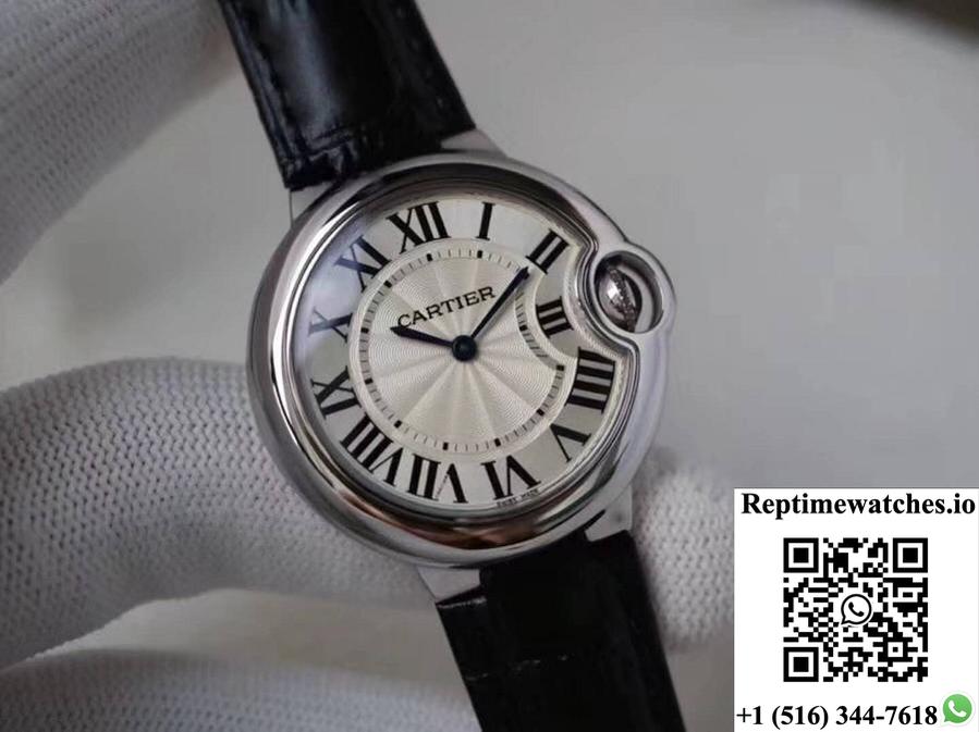 Ballon Bleu De Cartier We902073 33Mm V6 Factory Silver Dial-Rep Time Watches