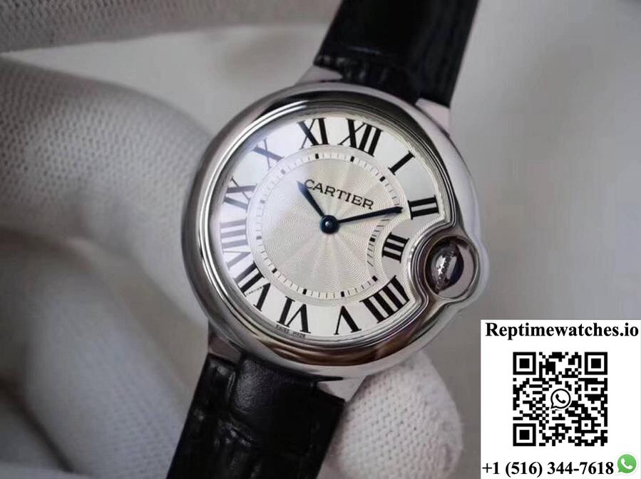 Ballon Bleu De Cartier We902073 33Mm V6 Factory Silver Dial-Rep Time Watches