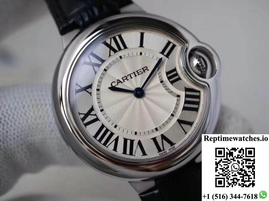 Ballon Bleu De Cartier We902073 33Mm V6 Factory Silver Dial-Rep Time Watches
