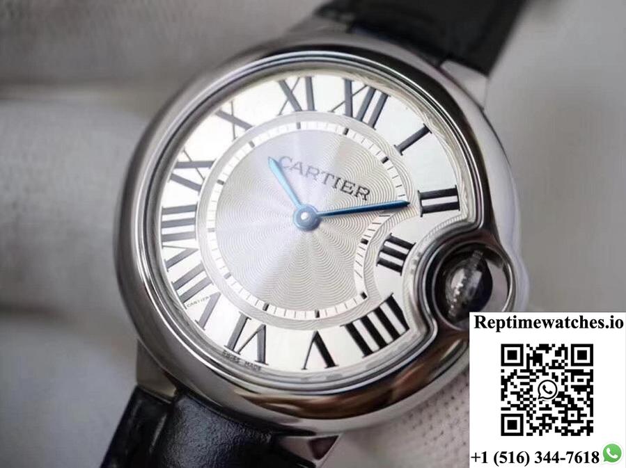 Ballon Bleu De Cartier We902073 33Mm V6 Factory Silver Dial-Rep Time Watches