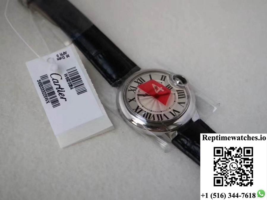 Ballon Bleu De Cartier We902073 33Mm V6 Factory Silver Dial-Rep Time Watches