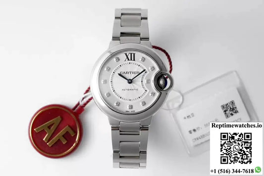 Ballon Bleu De Cartier WE902074 33MM AF Factory Diamond Dial
