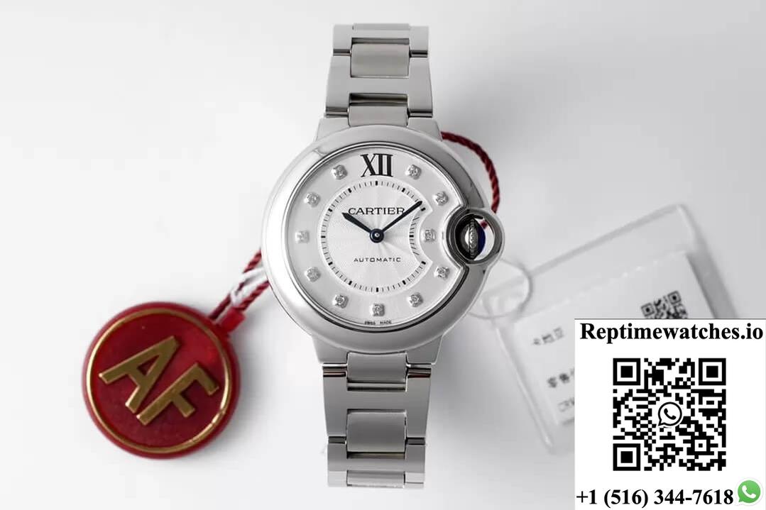 Ballon Bleu De Cartier We902074 33Mm Af Factory Diamond Dial-Rep Time Watches