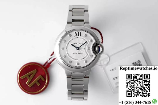 Ballon Bleu De Cartier We902074 33Mm Af Factory Diamond Dial-Rep Time Watches