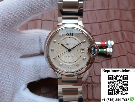 Ballon Bleu De Cartier We902075 Jf Factory Silver Dial-Rep Time Watches
