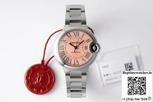 Ballon Bleu De Cartier WSBB0046 33MM AF Factory Pink Dial