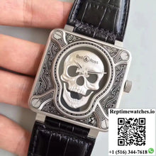Bell & Ross BR 01 Burning Skull Black Dial - Watches