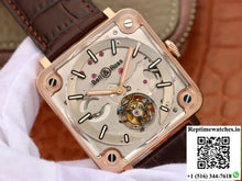 Bell & Ross BR-X2 Tourbillon 18K Rose Gold Stainless Steel Brushed Dial - Watches