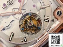 Bell & Ross BR-X2 Tourbillon 18K Rose Gold Stainless Steel Brushed Dial - Watches