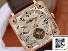 Bell & Ross BR-X2 Tourbillon 18K Rose Gold Stainless Steel Brushed Dial - Watches