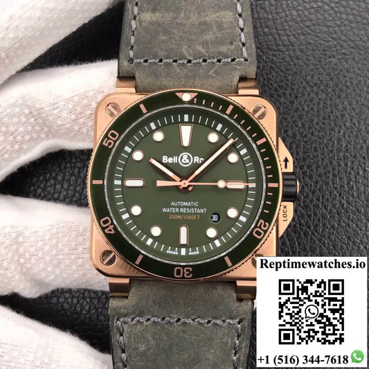 Bell & Ross BR0392-D-G-BR/SCA Bronze Case AI Factory