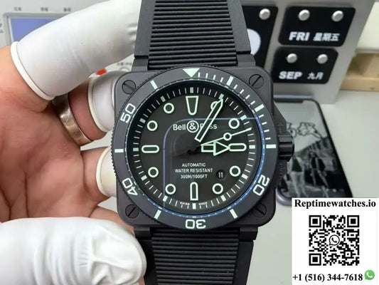 Bell & Ross Instruments BR03A-D-OL-CE-SRB M+ Factory Date Display