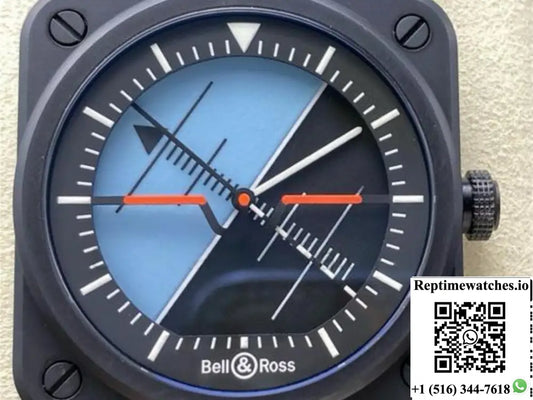 Bell & Ross Instruments BR03A-HRZ-CE M+ Factory Rubber strap