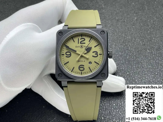 Bell & Ross Instruments BR03A-MIL-CE-SRB Date Display