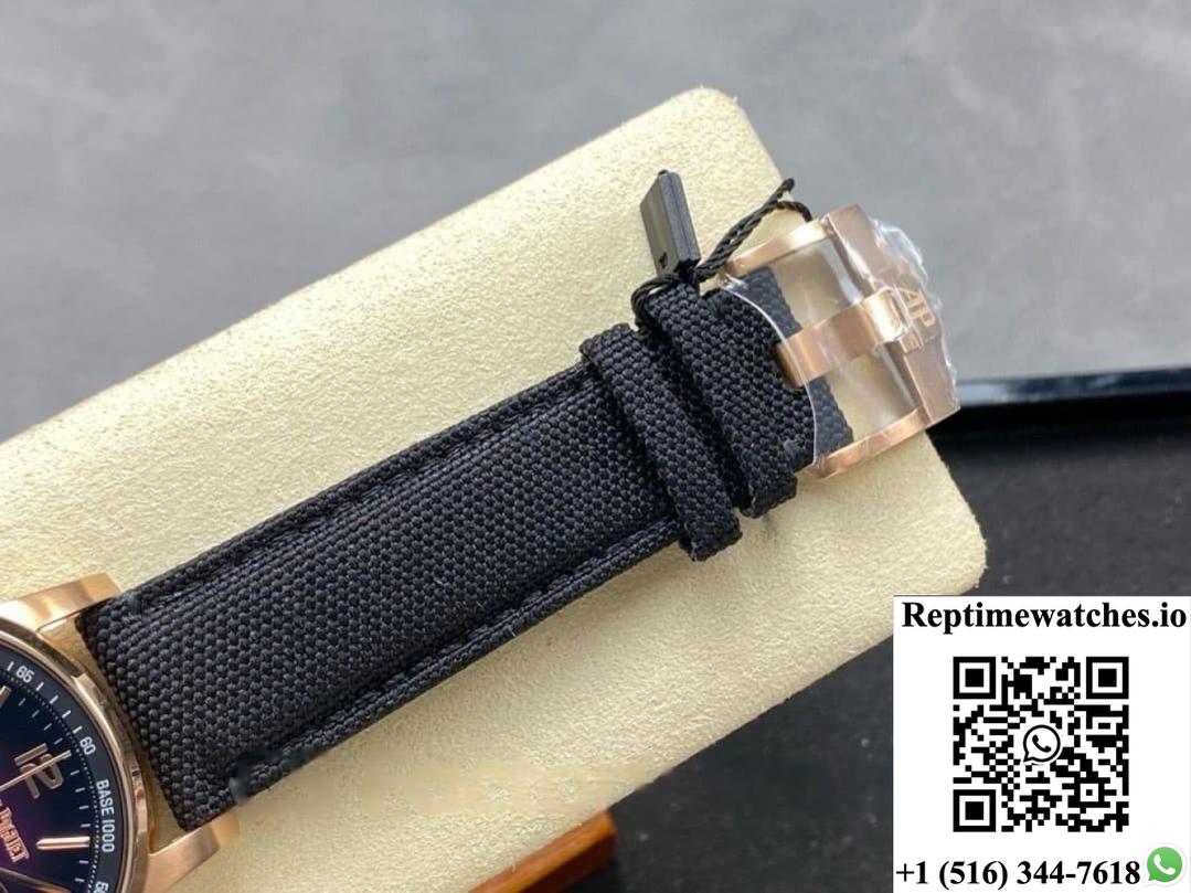 Audemars Piguet CODE 11.59 26393OR.OO.A002KB.02 OMF factory textured rubber strap