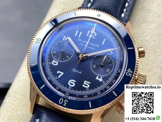 Blancpain Air Commander AC02-36B40-63B TW Factory Calfskin Strap