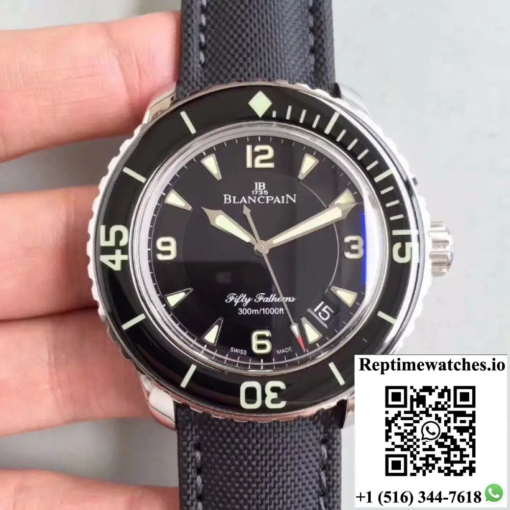 Blancpain Fifty Fathoms 5015-1130-52 ZF Factory Black Dial - Watches